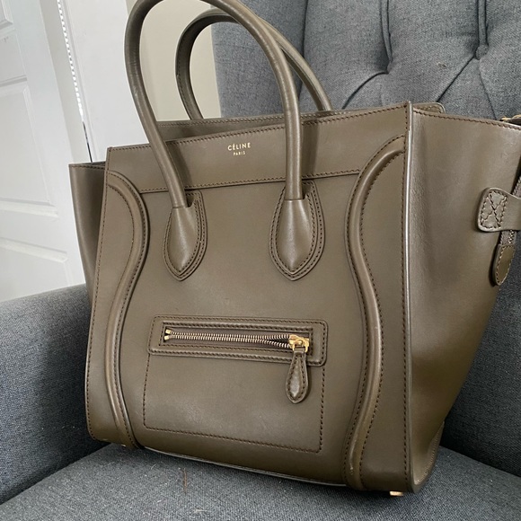Celine mini in khaki green - Picture 2 of 9